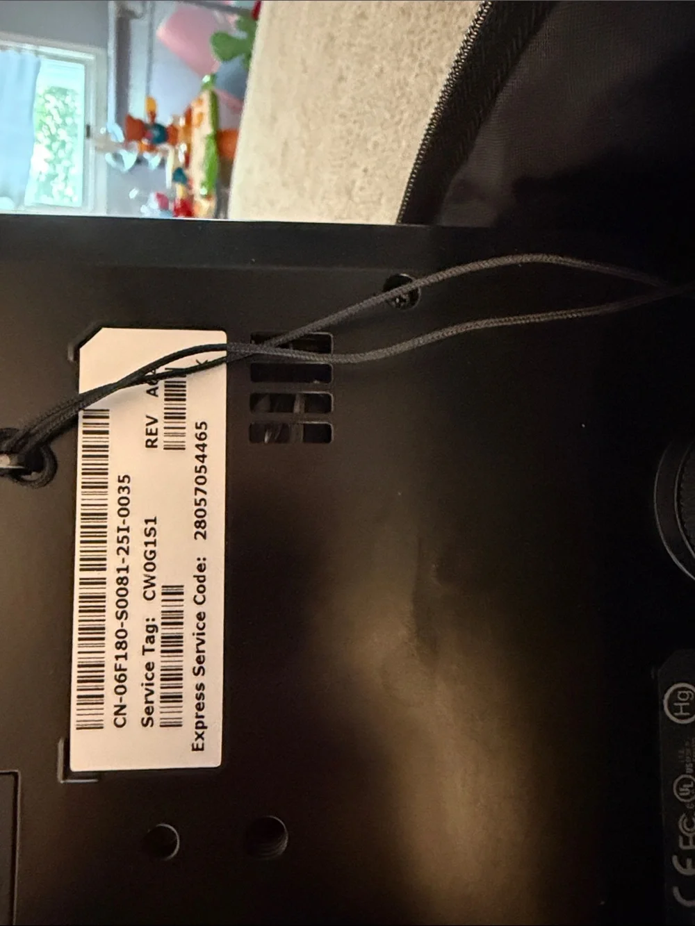 Dell Black Projector working Media Buttons cords and case included